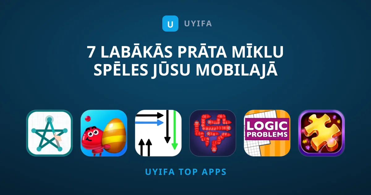7 Labākās Prāta Mīklu Spēles Jūsu Mobilajā Tālrunī